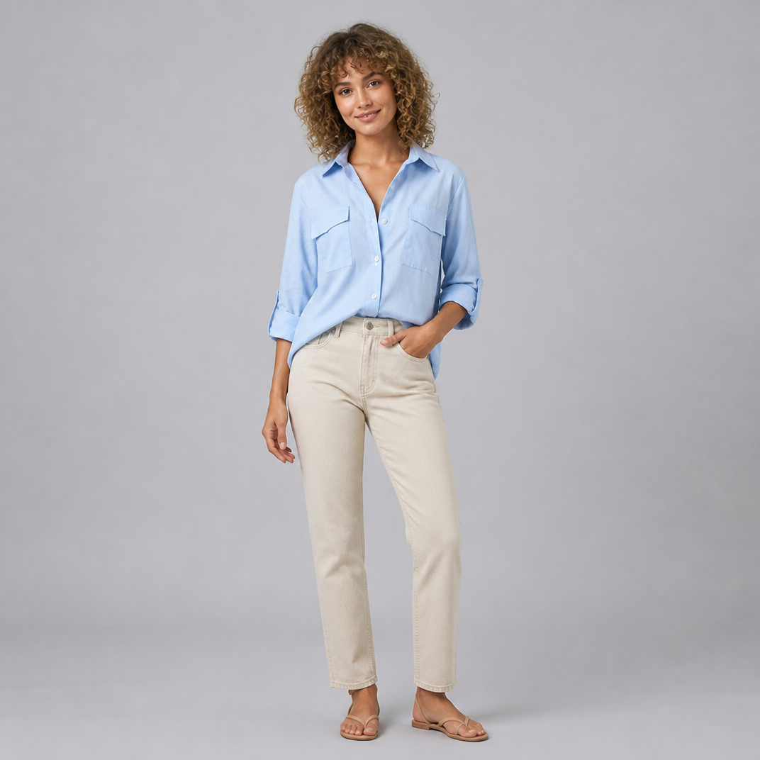 Women’s Button-Down Utility Shirt