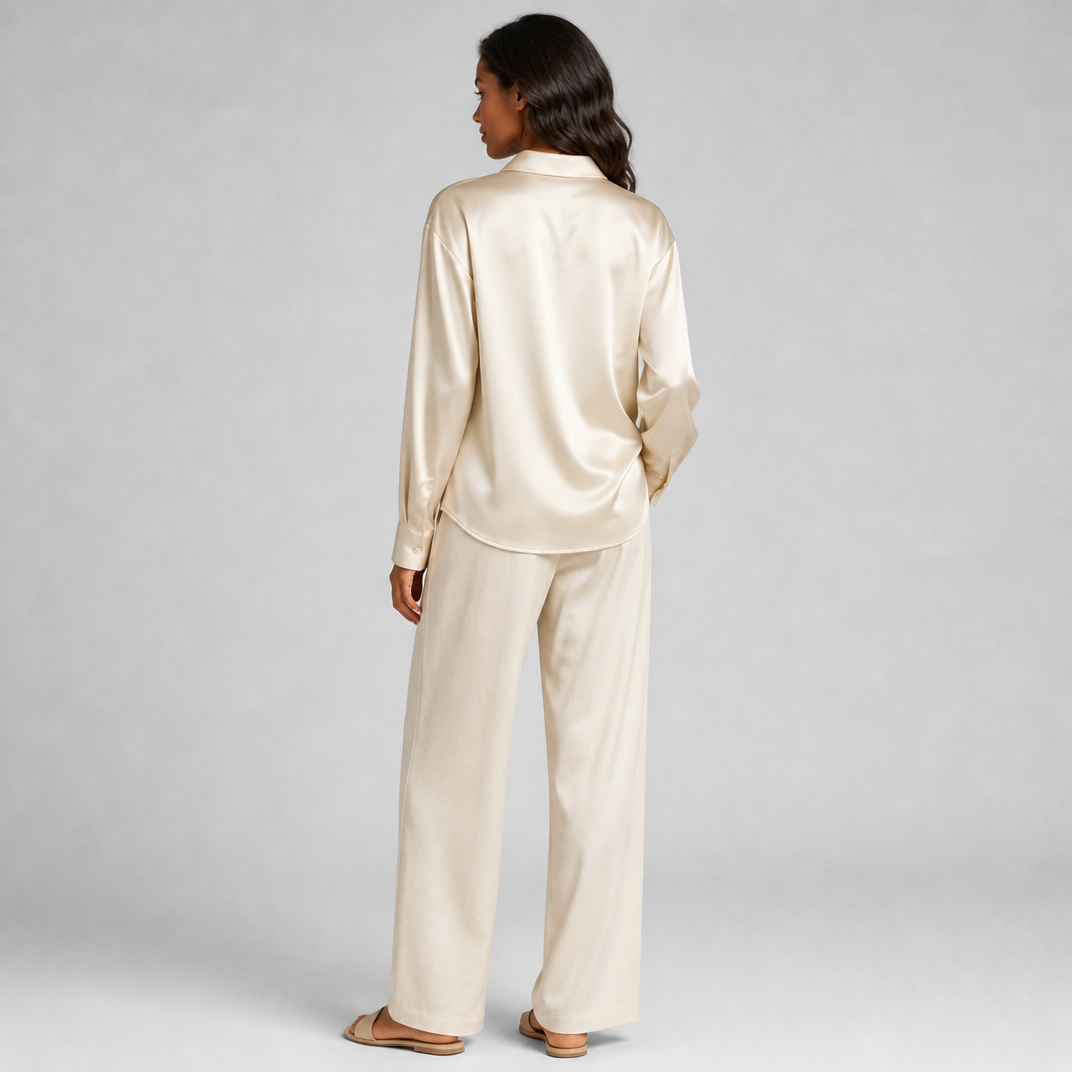 Women’s Mulberry Silk Long Sleeve Shirt