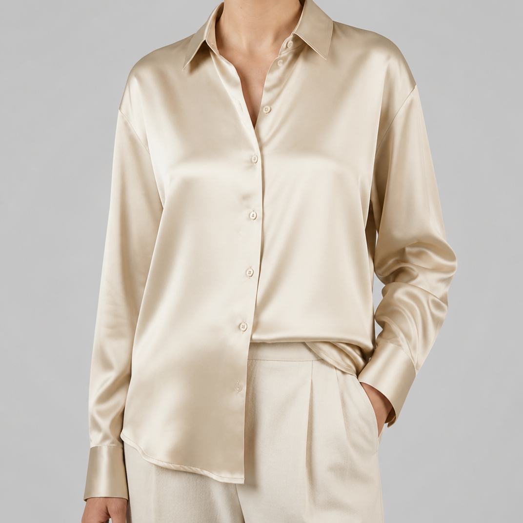 Women’s Mulberry Silk Long Sleeve Shirt