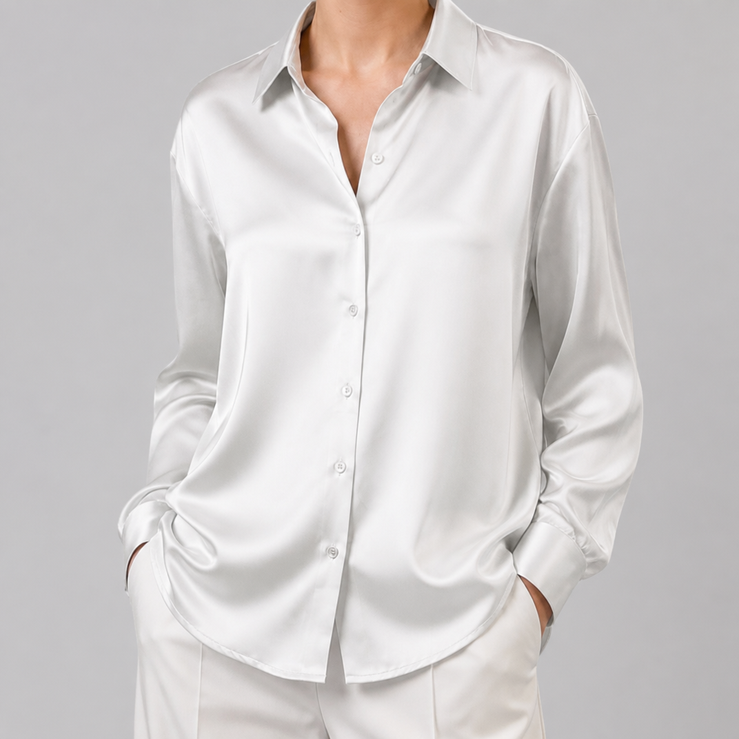 Women’s Mulberry Silk Long Sleeve Shirt