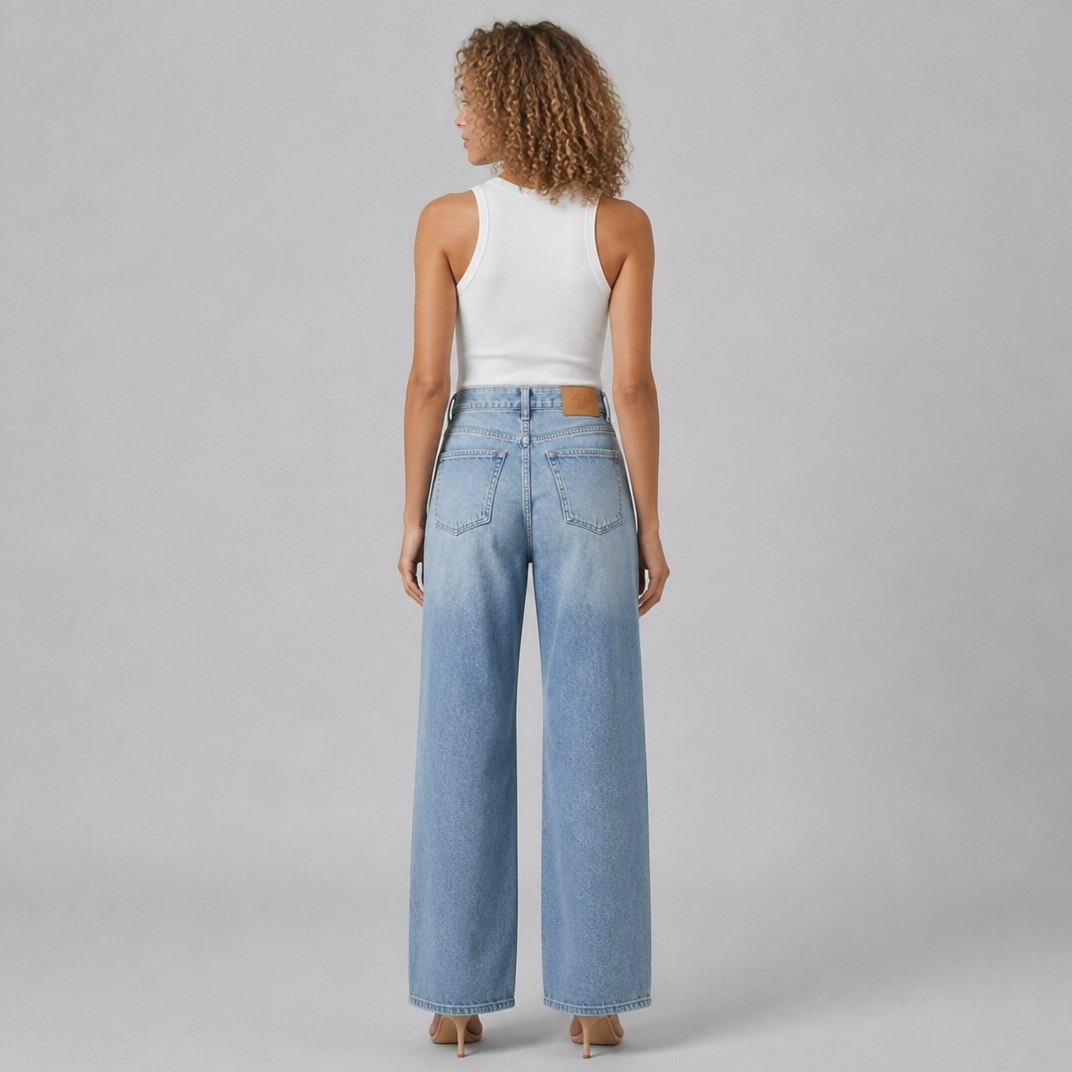 Women’s Wide-Leg Baggy Denim Jeans