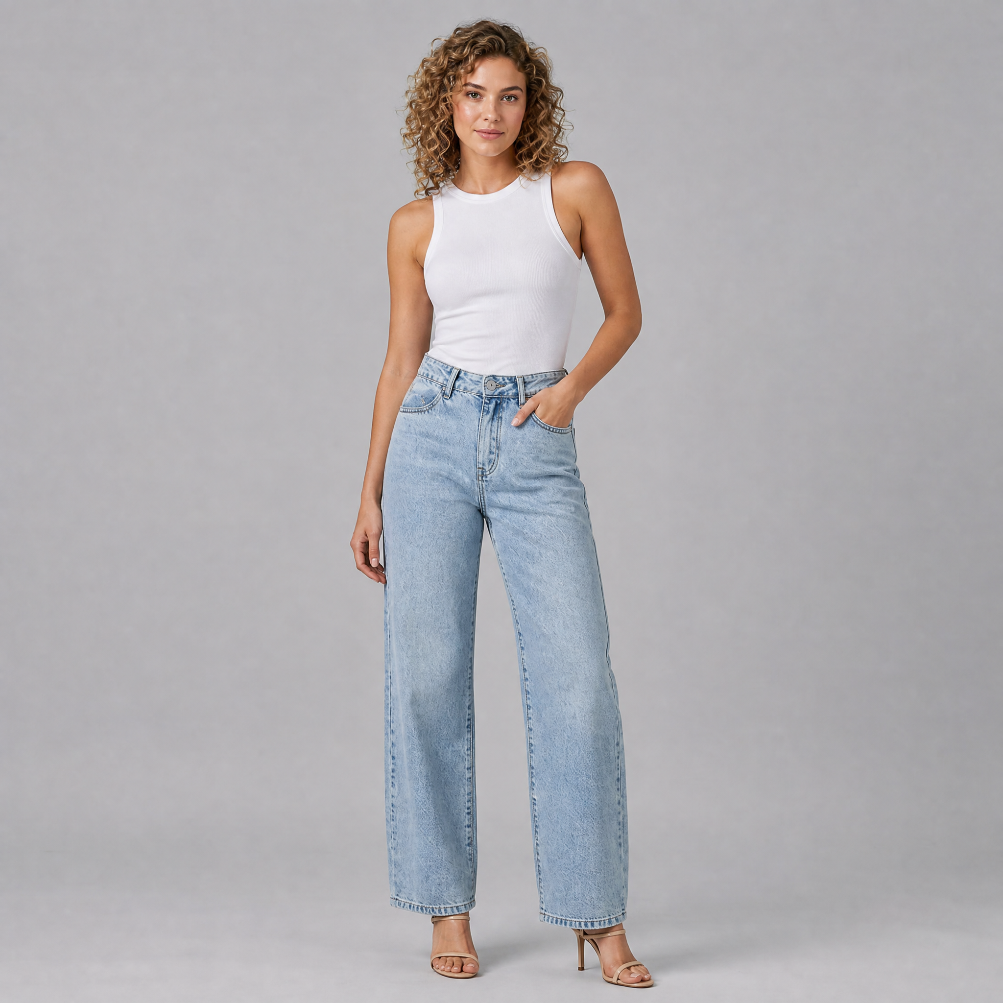 Women’s Wide-Leg Denim Jeans